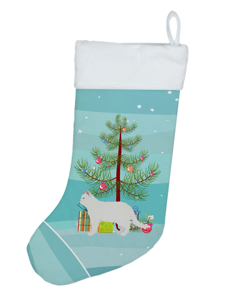 Poodle Cat #2 Cat Merry Christmas Christmas Stocking  the-store.com.