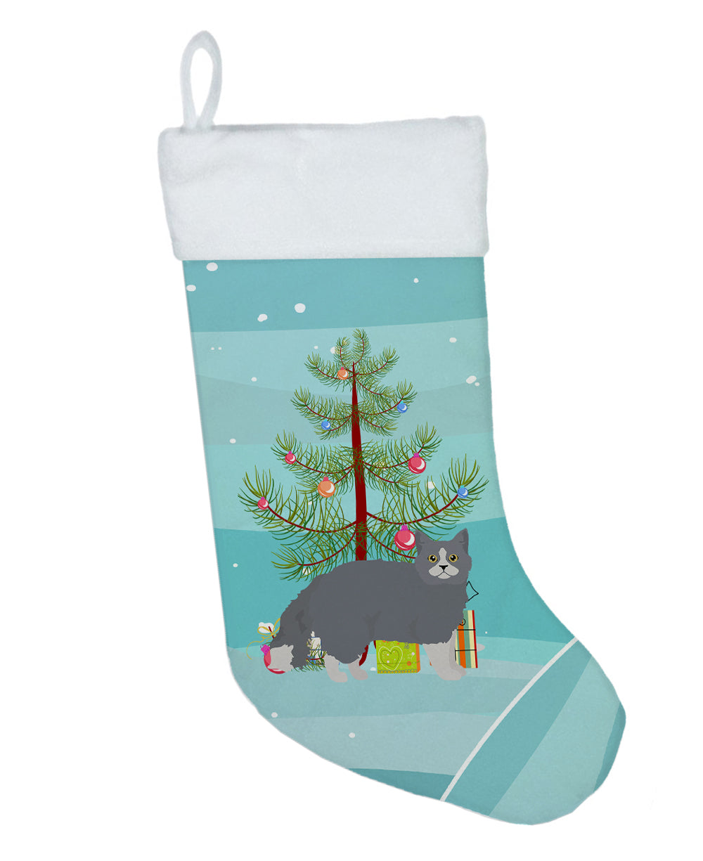 Selkirk Rex #1 Cat Merry Christmas Christmas Stocking  the-store.com.