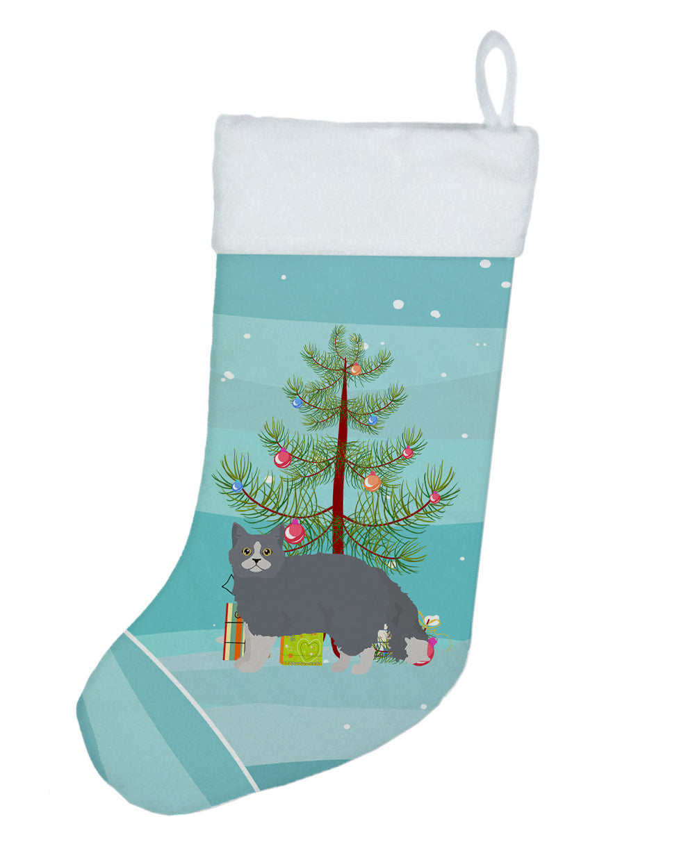 Selkirk Rex #1 Cat Merry Christmas Christmas Stocking  the-store.com.