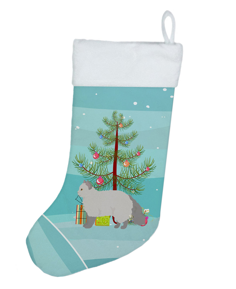 Selkirk Rex #2 Cat Merry Christmas Christmas Stocking  the-store.com.