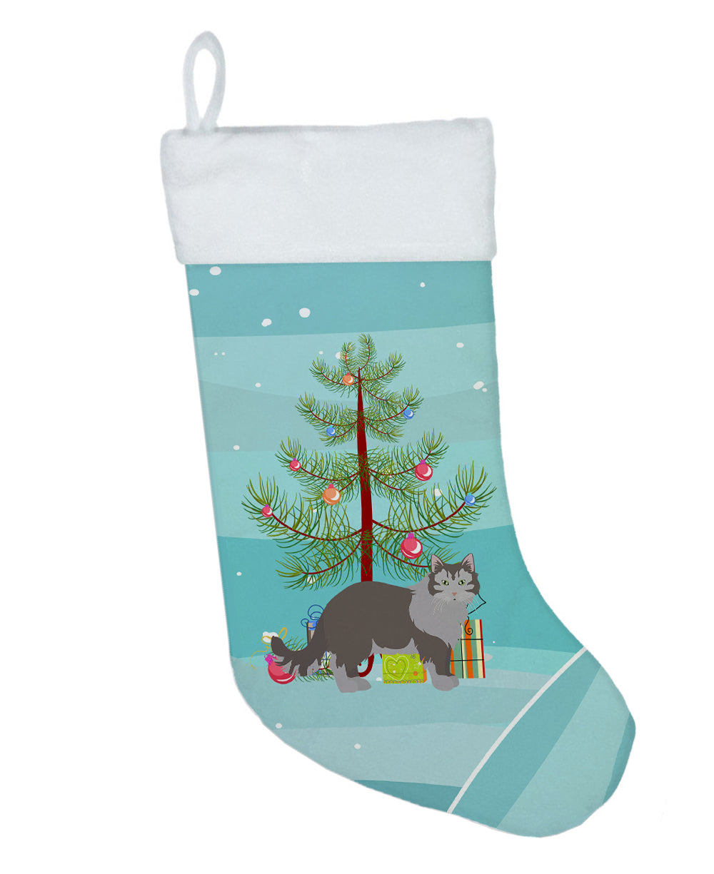 Siberian Forest #1 Cat Merry Christmas Christmas Stocking  the-store.com.
