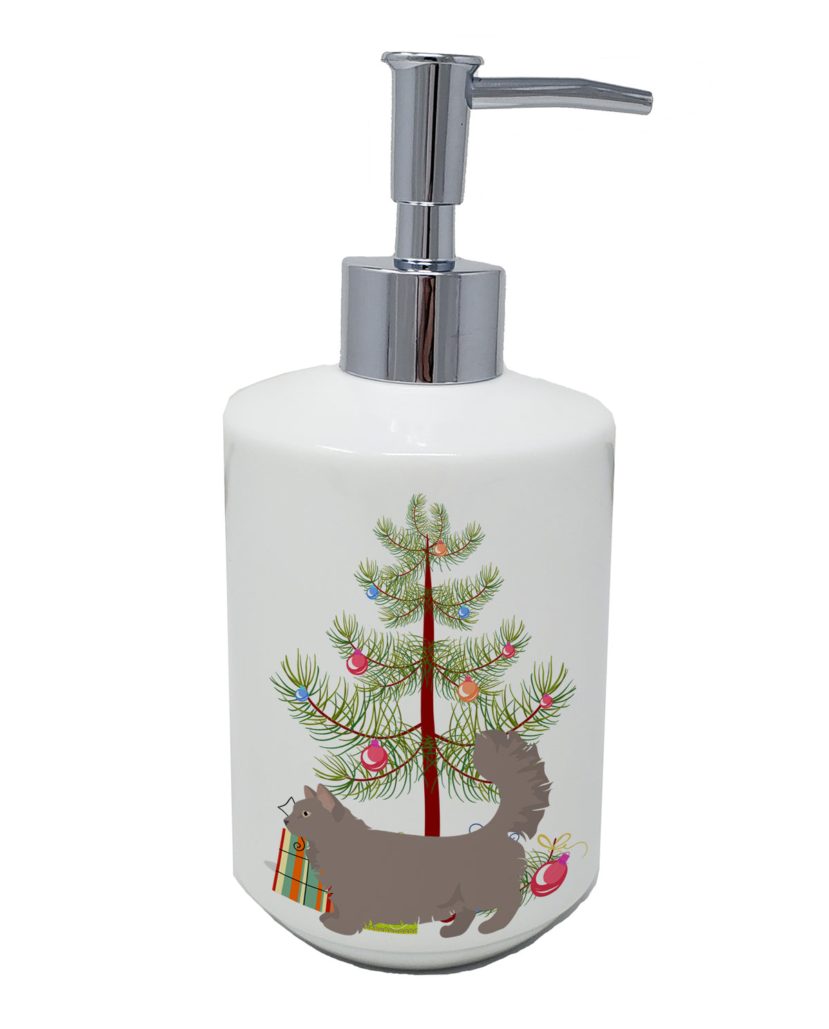 Buy this Skookum #2 Cat Merry Christmas Ceramic Soap Dispenser