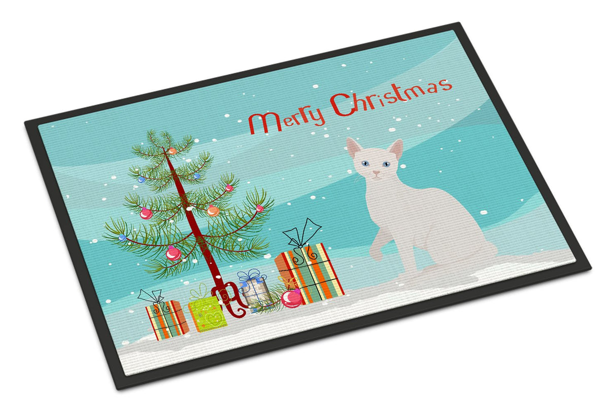 Arabian Mau Cat Merry Christmas Indoor or Outdoor Mat 24x36 CK4745JMAT by Caroline&#39;s Treasures