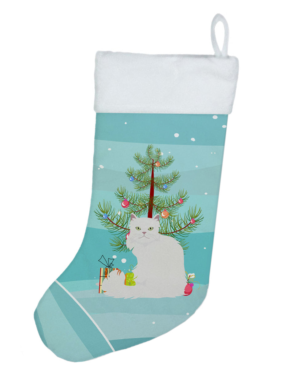 Asian Semi Longhaired Cat Merry Christmas Christmas Stocking