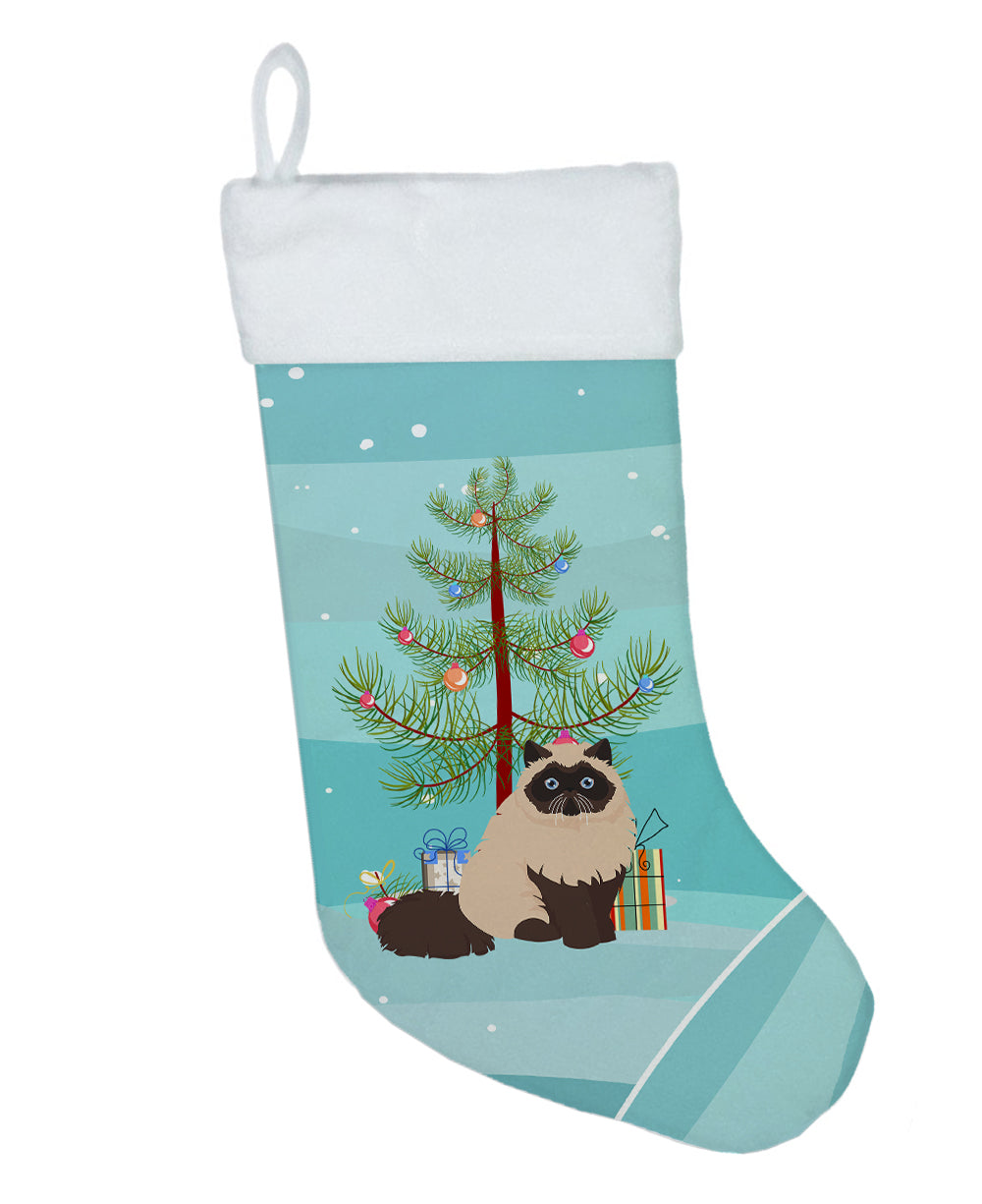Colorpoint Persian Hymalayan Cat Merry Christmas Christmas Stocking  the-store.com.