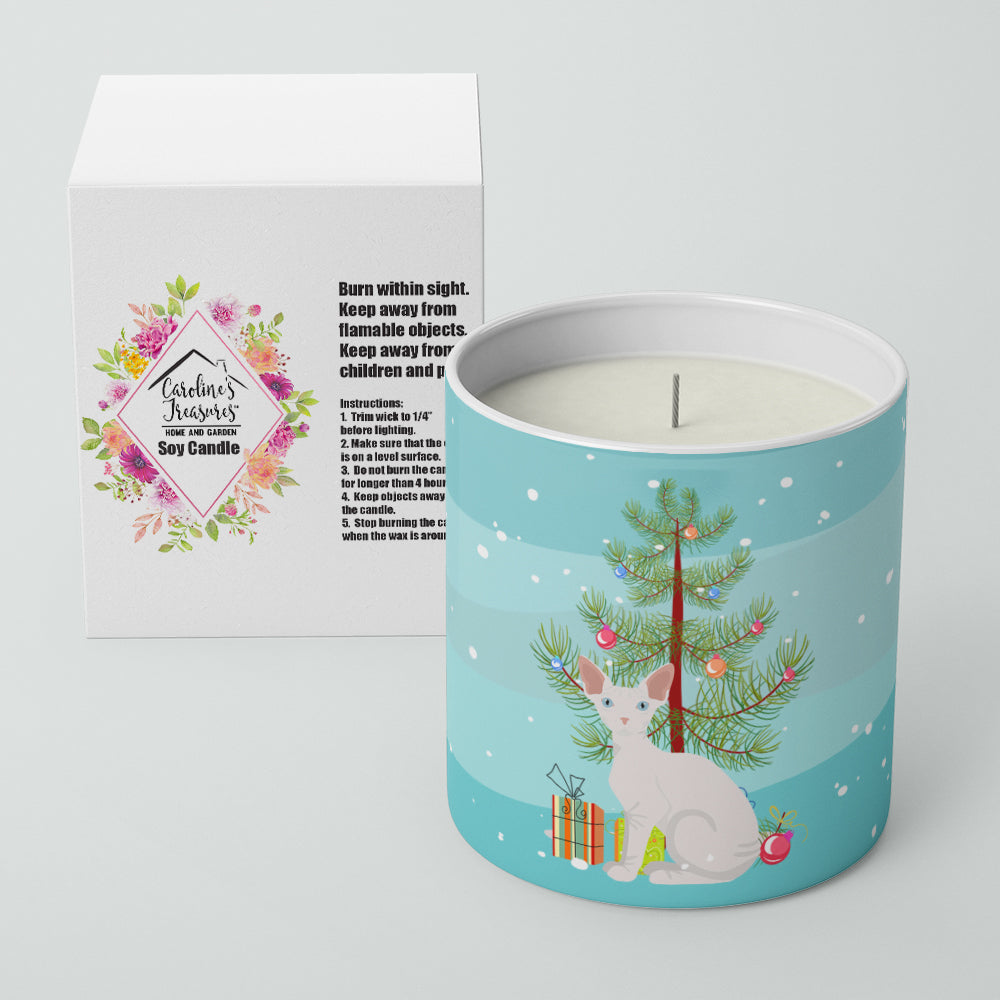 Sphynx #1 Cat Merry Christmas 10 oz Decorative Soy Candle - the-store.com