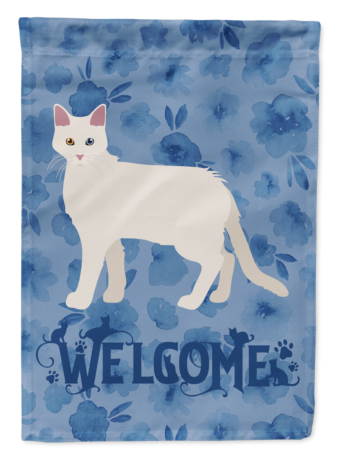 Aphrodite Giant #1 Cat Welcome Flag Canvas House Size CK4824CHF  the-store.com.