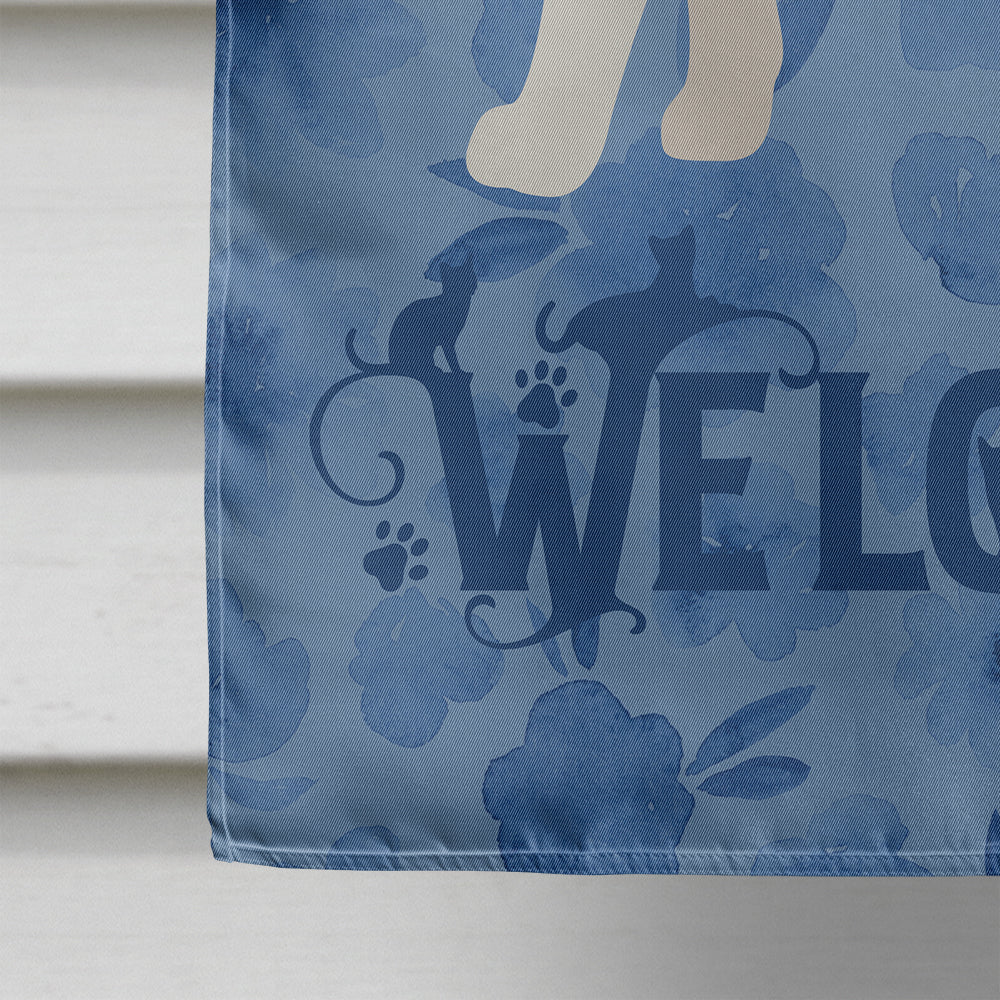 Aphrodite Giant #1 Cat Welcome Flag Canvas House Size CK4824CHF