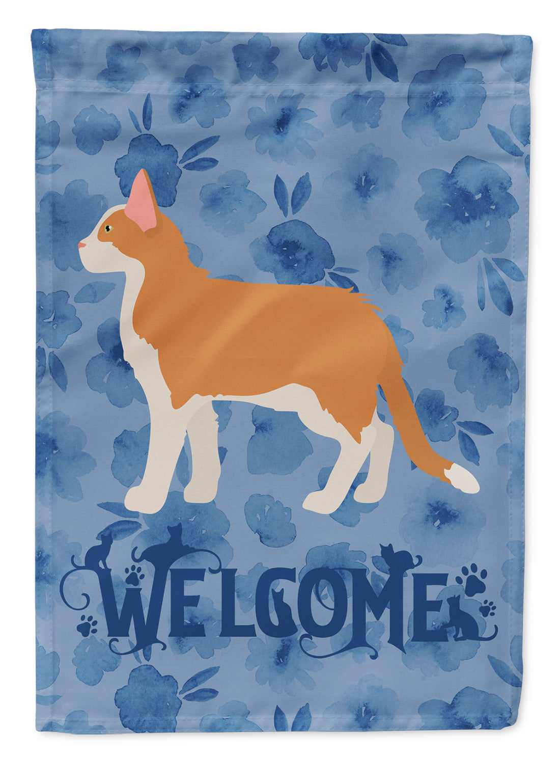 Aphrodite Giant #2 Cat Welcome Flag Canvas House Size CK4825CHF