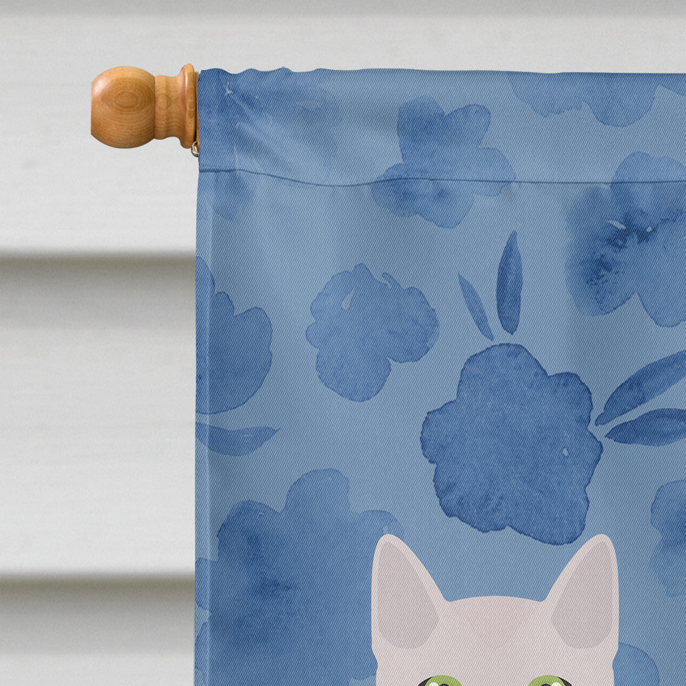 Burmilla Cat Welcome Flag Canvas House Size CK4843CHF  the-store.com.