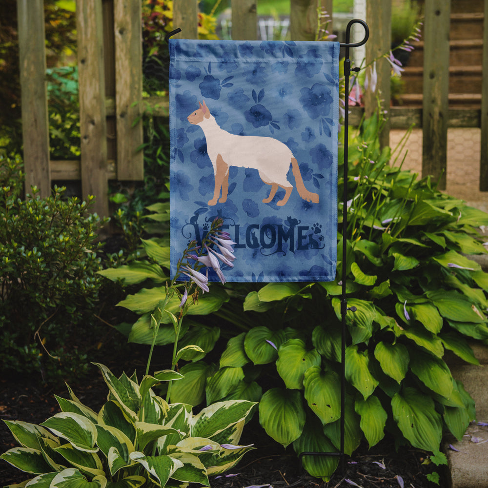 Colorpoint Longhair #2 Cat Welcome Flag Garden Size CK4857GF