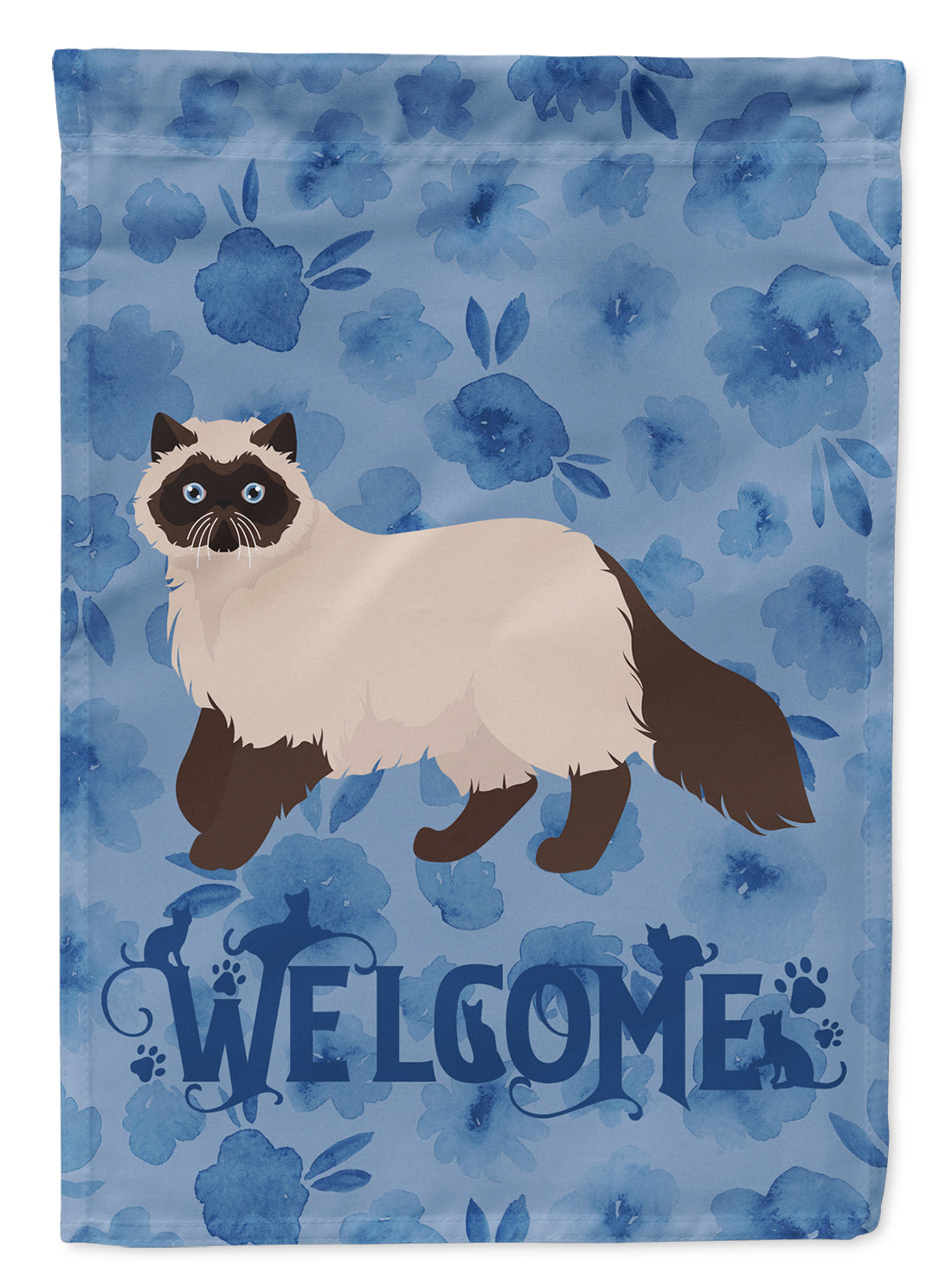 Colorpoint Persian Hymalayan Cat Welcome Flag Garden Size CK4859GF  the-store.com.