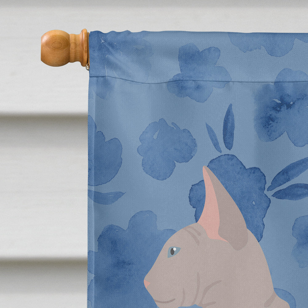 Don Sphynx Cat Welcome Flag Canvas House Size CK4870CHF
