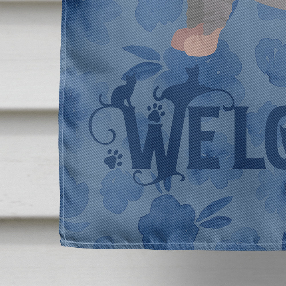 Dwelf #1 Cat Welcome Flag Canvas House Size CK4876CHF  the-store.com.