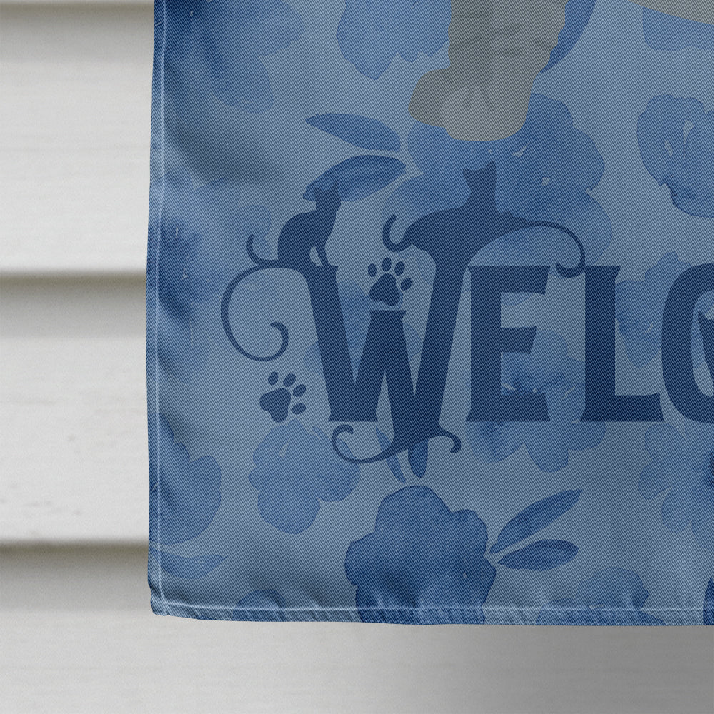 Dwelf #2 Cat Welcome Flag Canvas House Size CK4877CHF  the-store.com.