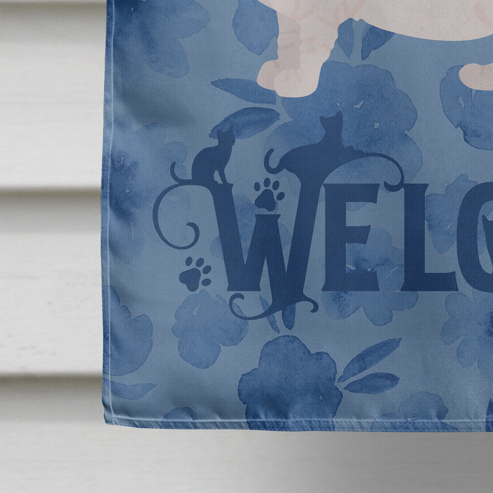 Dwelf #3 Cat Welcome Flag Canvas House Size CK4878CHF  the-store.com.