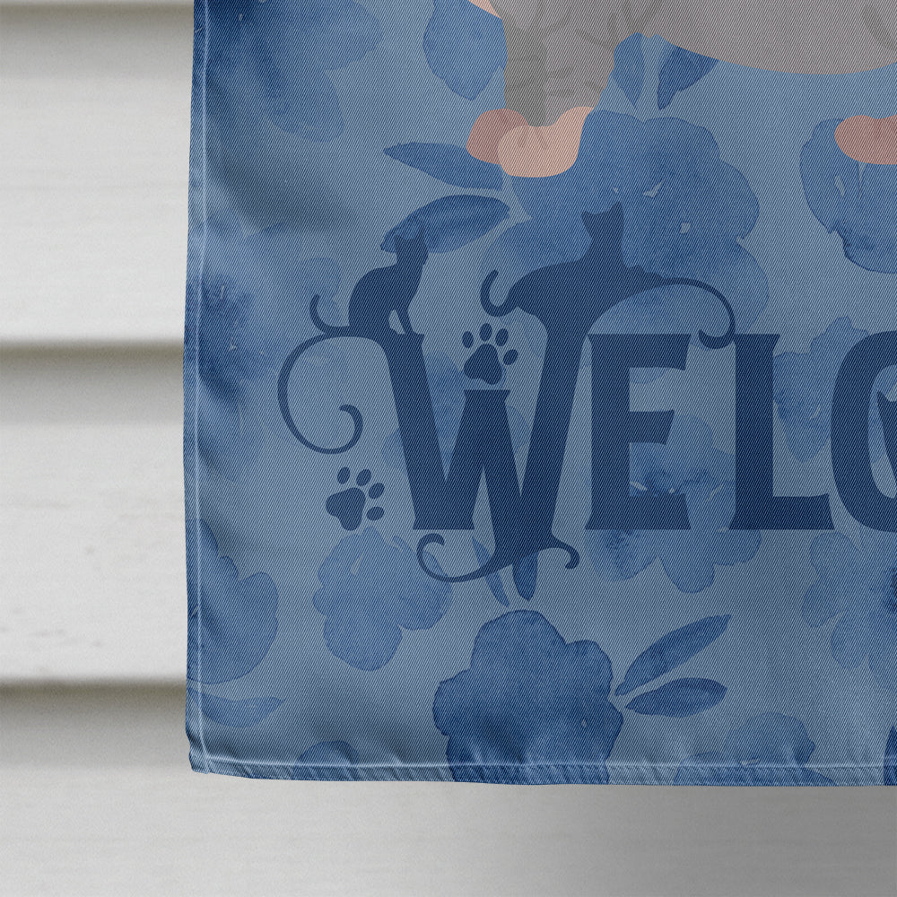Dwelf #4 Cat Welcome Flag Canvas House Size CK4879CHF  the-store.com.