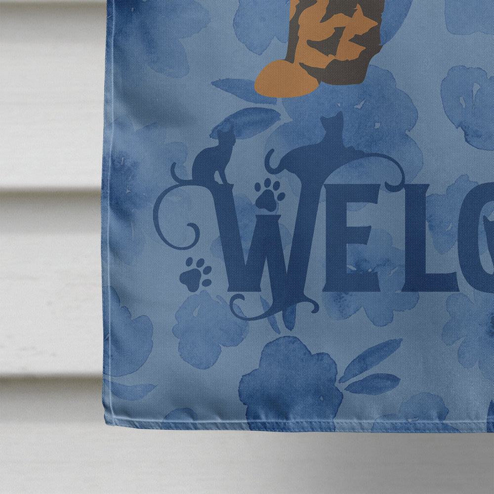 Foldex Exotic Fold #2 Cat Welcome Flag Canvas House Size CK4891CHF