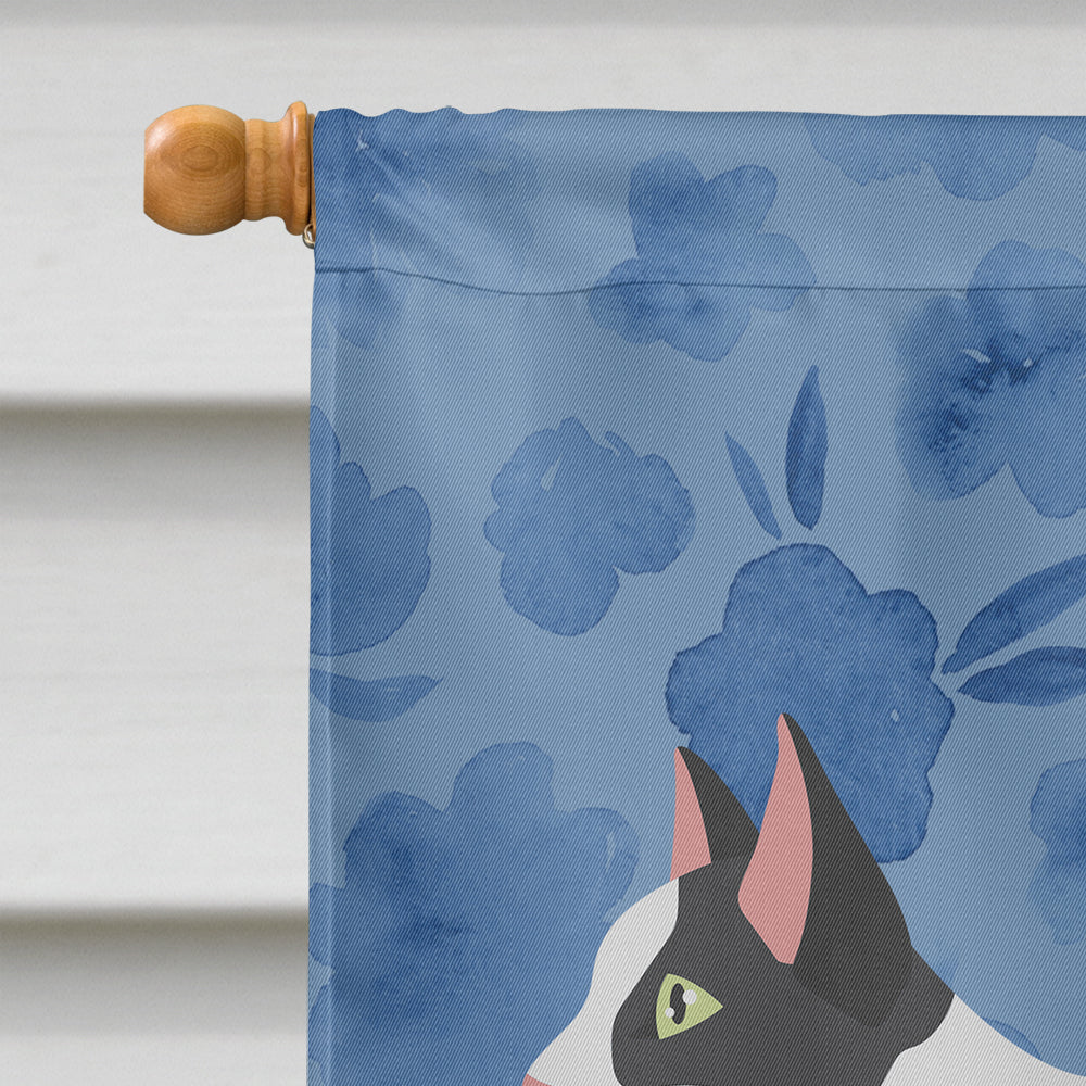 Japanese Bobtail Cat Welcome Flag Canvas House Size CK4899CHF  the-store.com.