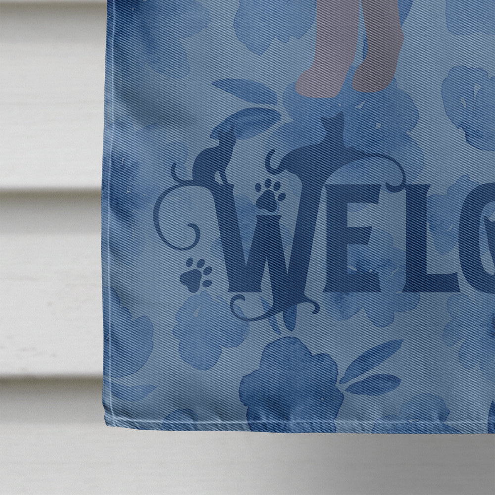 Korat #1 Cat Welcome Flag Canvas House Size CK4902CHF  the-store.com.