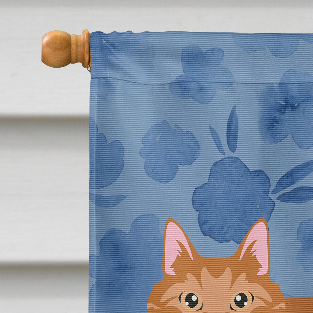 Kurilian Bobtail Cat Welcome Flag Canvas House Size CK4906CHF