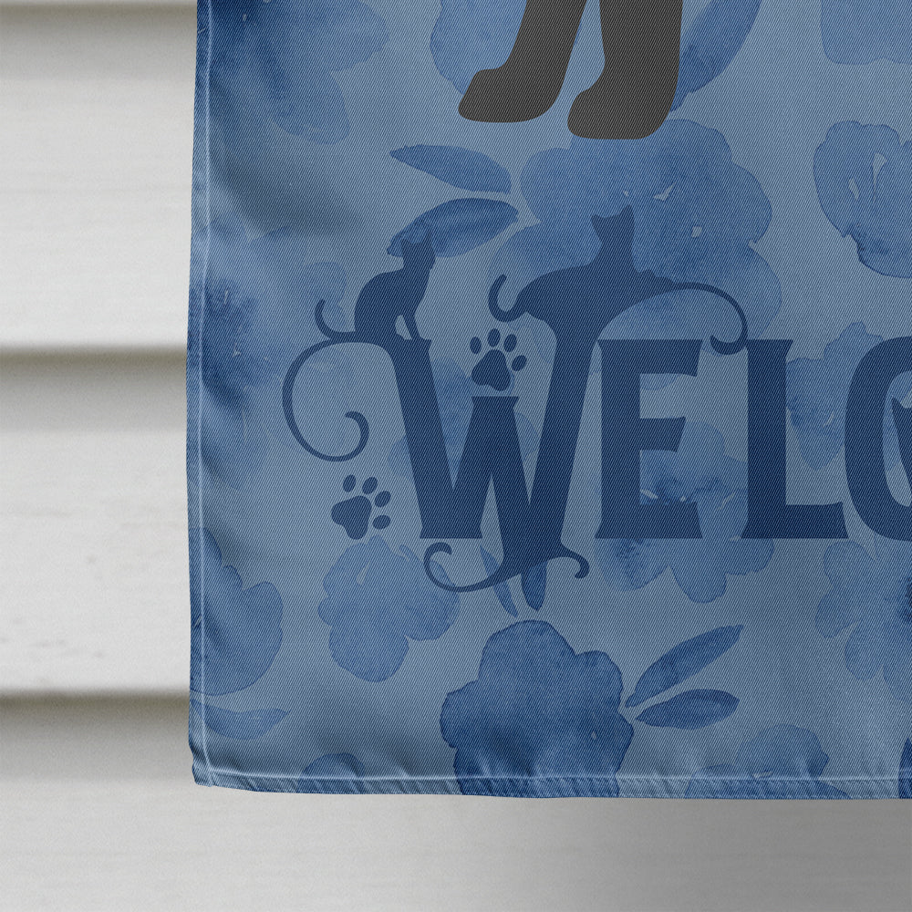 Maine Coon #2 Cat Welcome Flag Canvas House Size CK4915CHF