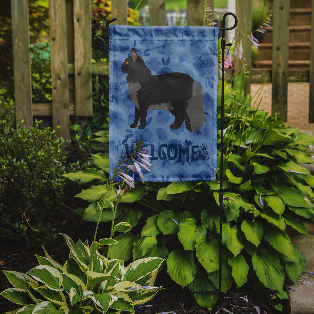 Maine Coon #2 Cat Welcome Flag Garden Size CK4915GF  the-store.com.