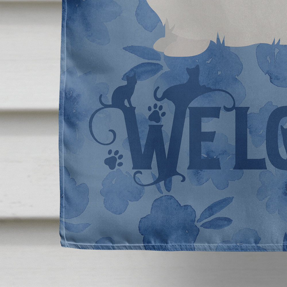 Munchkin #2 Cat Welcome Flag Canvas House Size CK4923CHF  the-store.com.