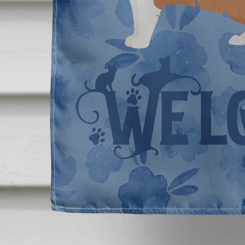 Norwegian Forest #2 Cat Welcome Flag Canvas House Size CK4931CHF