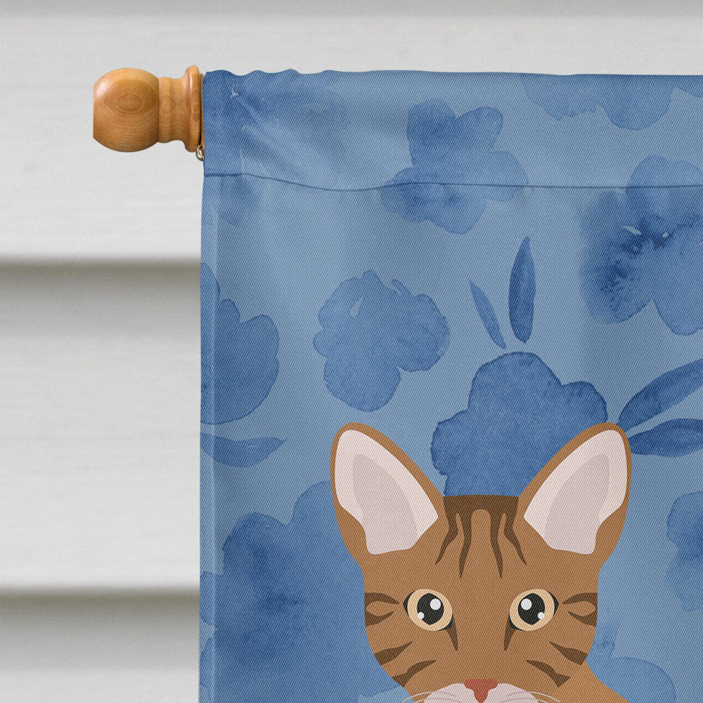 Ocicat Cat Welcome Flag Canvas House Size CK4932CHF