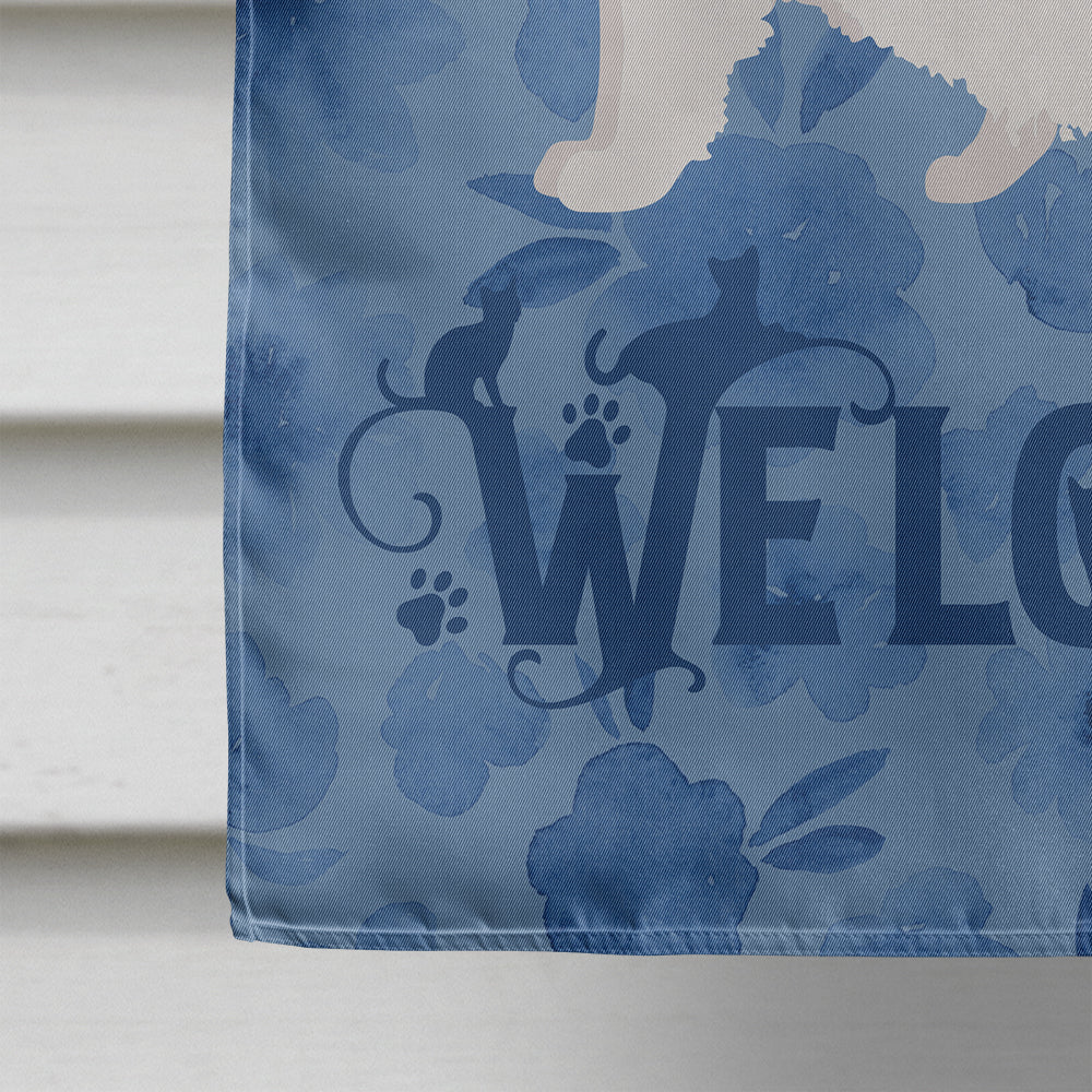Oregon Rex #2 Cat Welcome Flag Canvas House Size CK4935CHF  the-store.com.