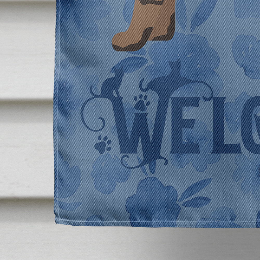 Pixie Bob #3 Cat Welcome Flag Canvas House Size CK4952CHF  the-store.com.