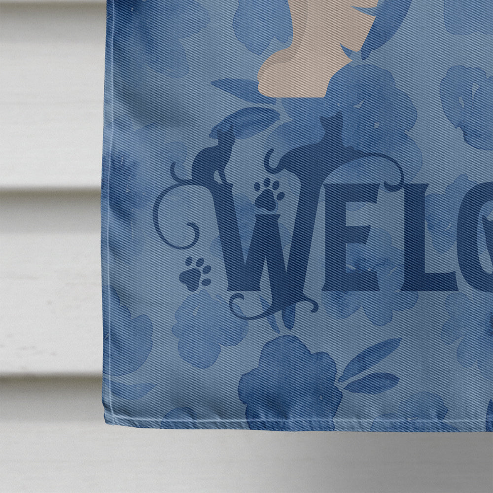 Siberian Forest #2 Cat Welcome Flag Canvas House Size CK4981CHF  the-store.com.