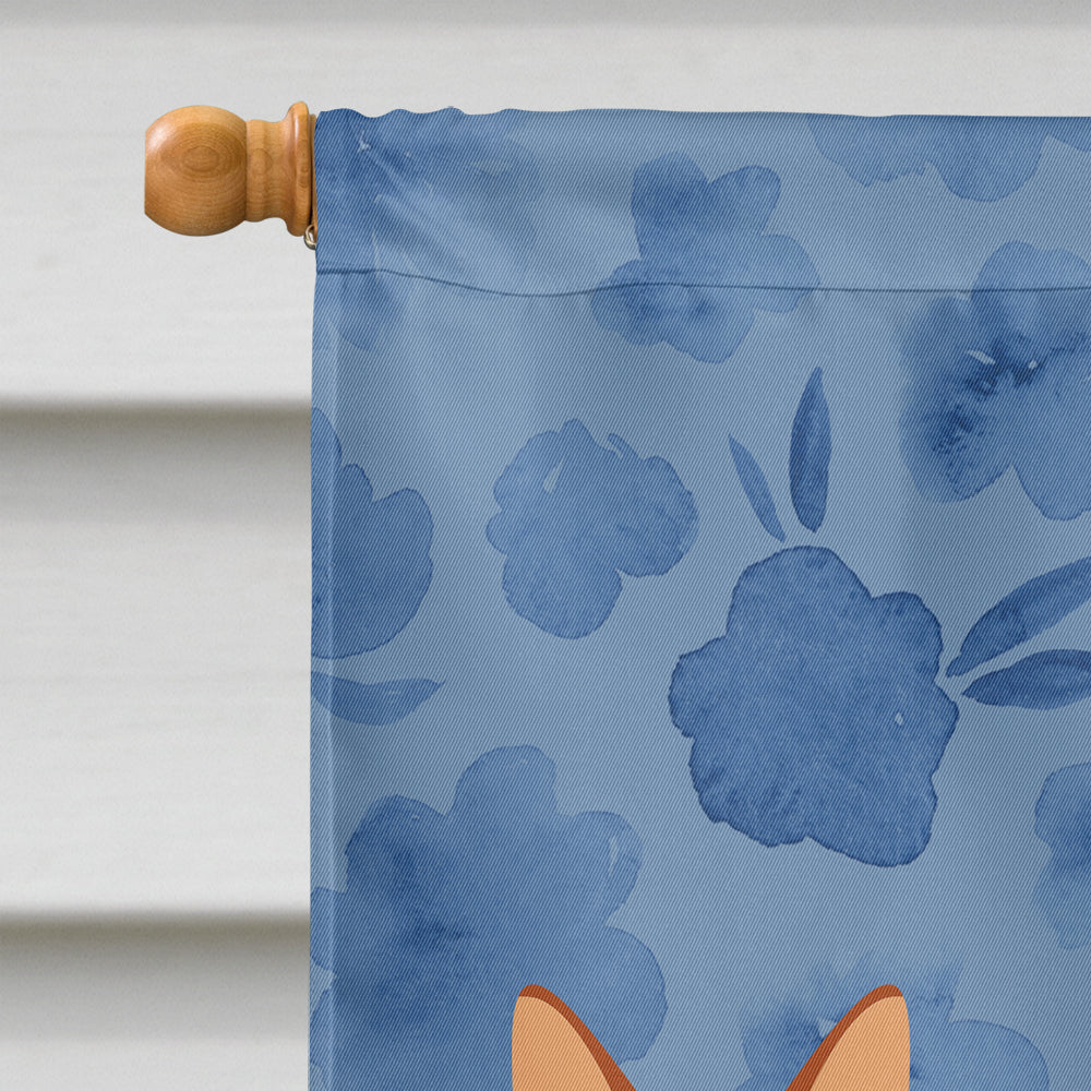 Somali Cat Welcome Flag Canvas House Size CK4988CHF  the-store.com.
