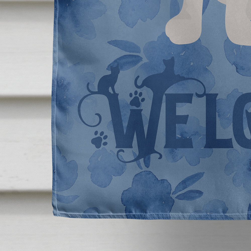 Aegean Cat Welcome Flag Canvas House Size CK5006CHF  the-store.com.