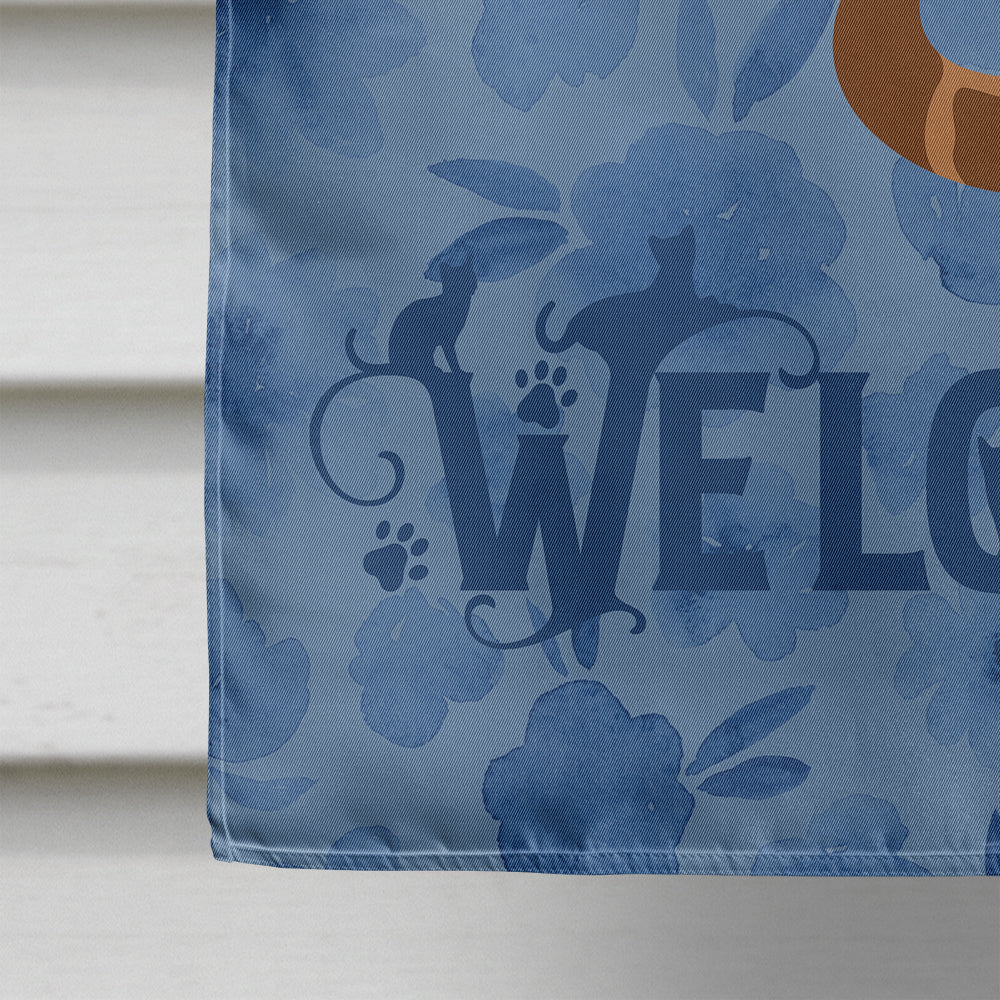 Bengal Cat Welcome Flag Canvas House Size CK5013CHF