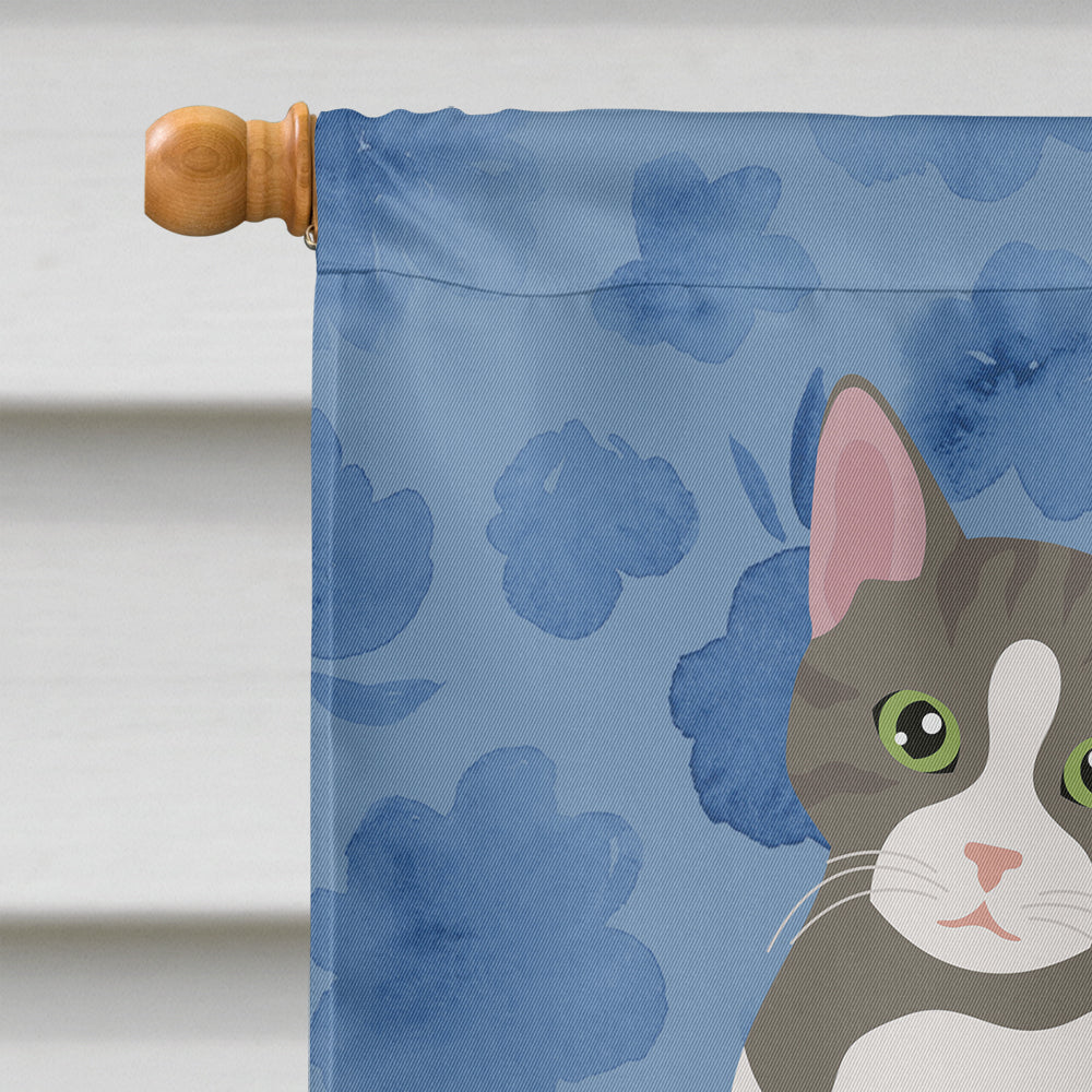 Brazilian Shorthair Cat Welcome Flag Canvas House Size CK5015CHF  the-store.com.