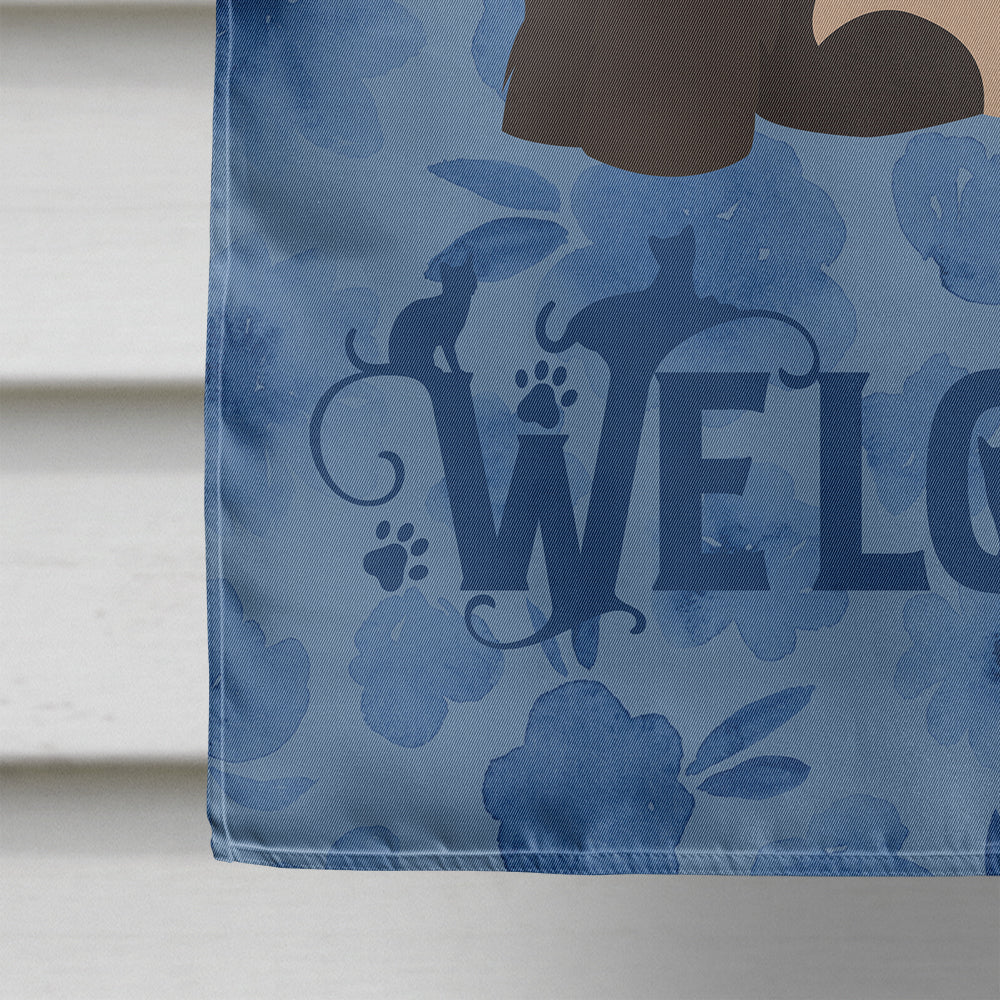 Colorpoint Persian Hymalayan #2 Cat Welcome Flag Canvas House Size CK5026CHF  the-store.com.