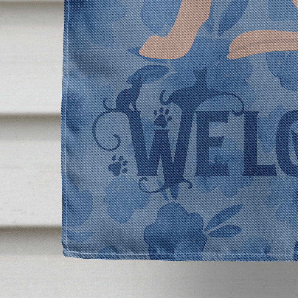 Don Sphynx Cat Welcome Flag Canvas House Size CK5031CHF