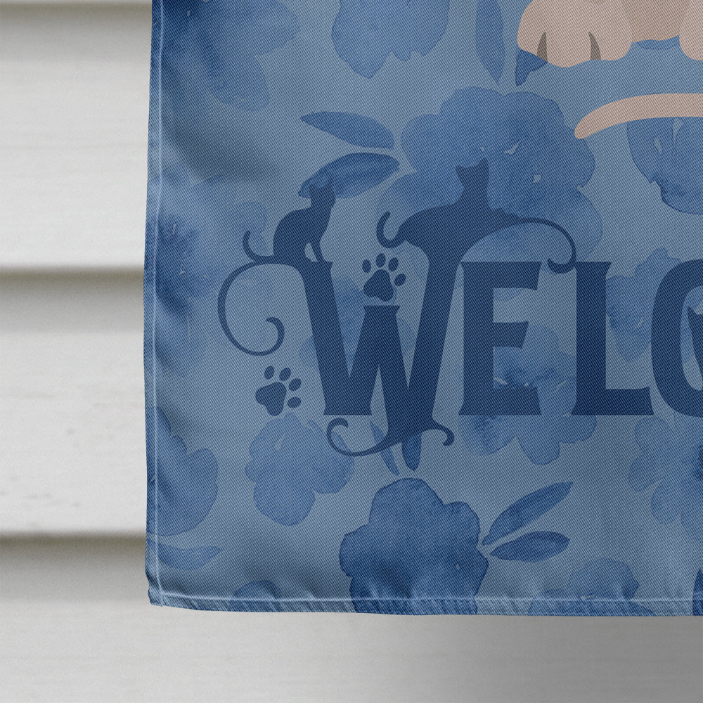 Minskin Cat Welcome Flag Canvas House Size CK5042CHF  the-store.com.