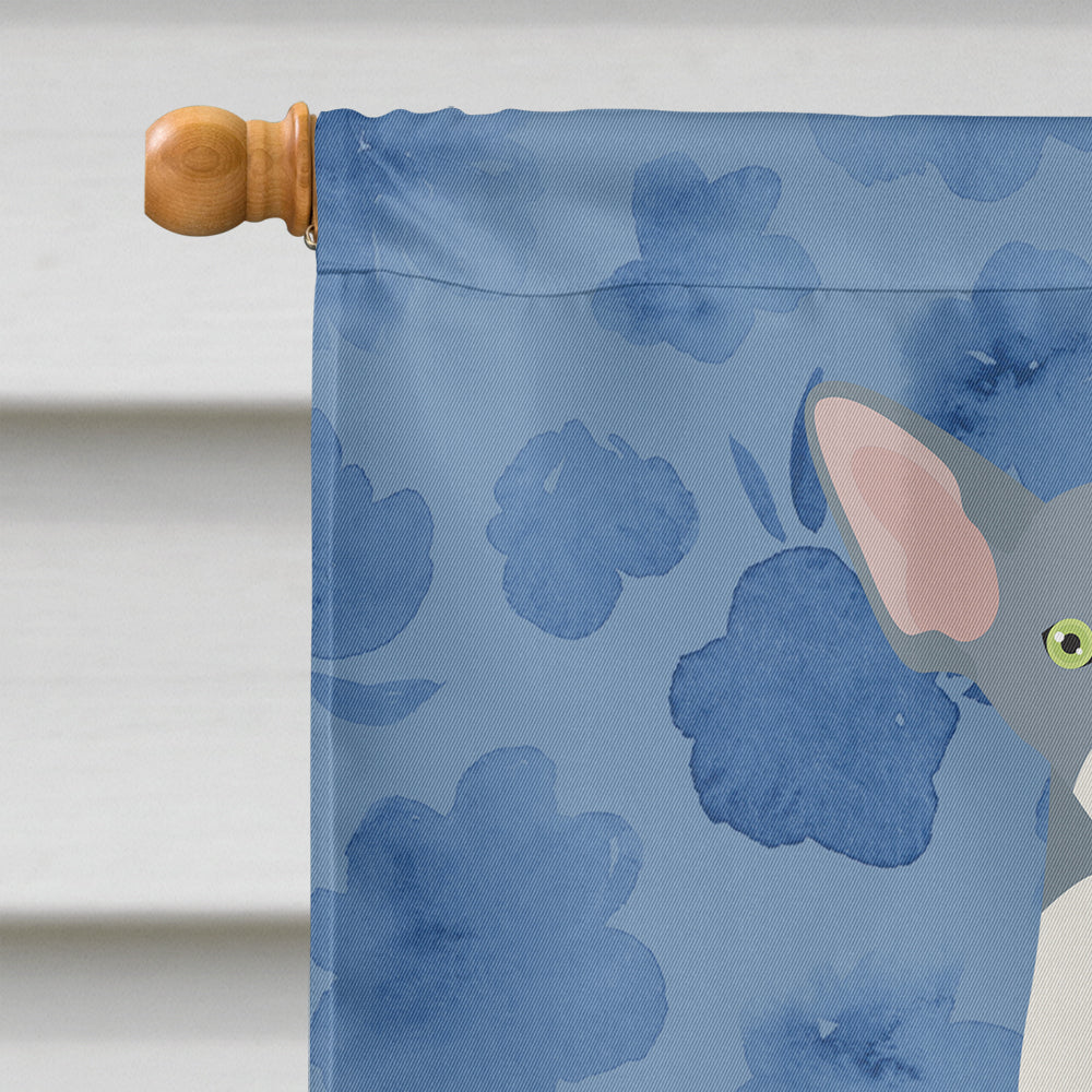 Peterbald Cat Welcome Flag Canvas House Size CK5051CHF