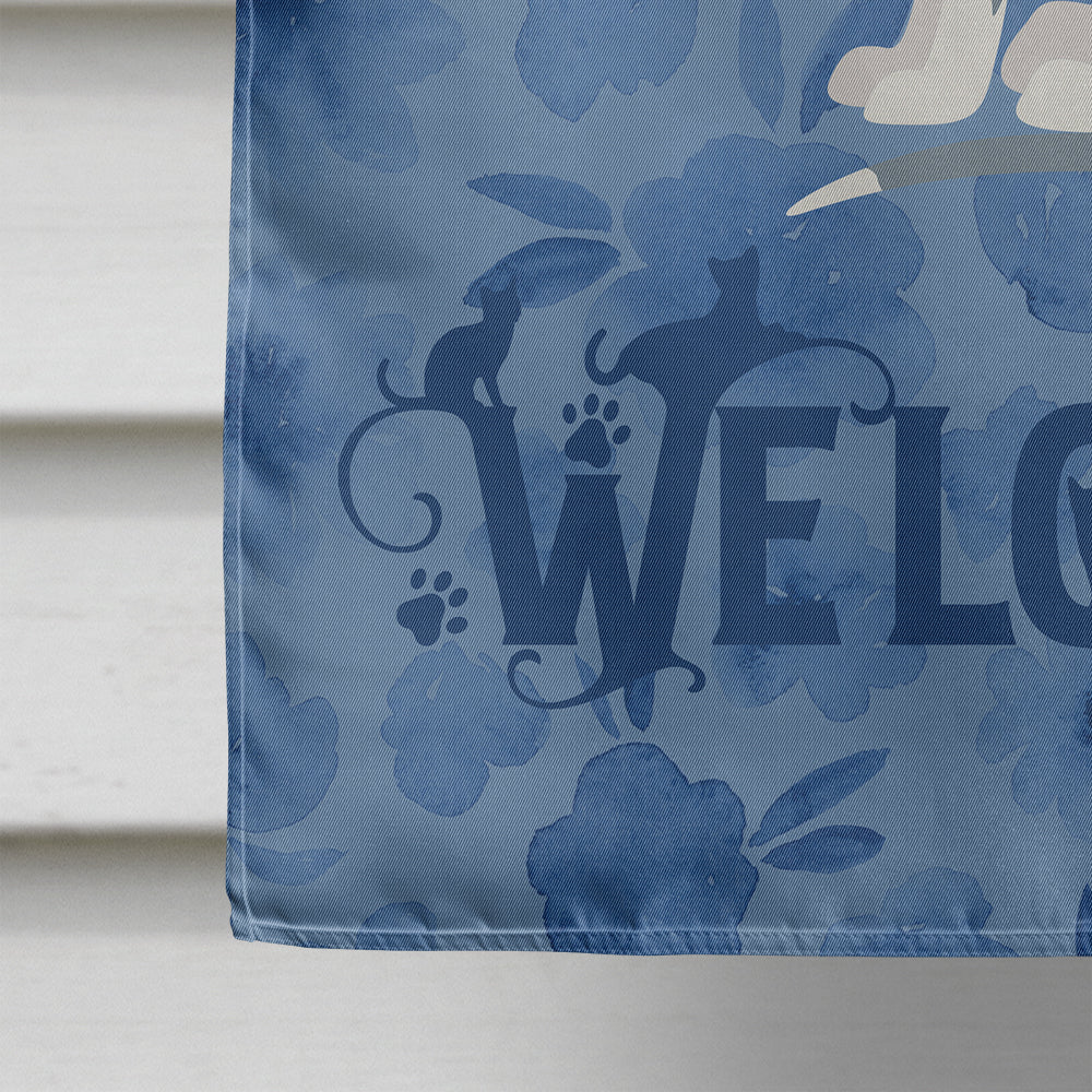 Peterbald Cat Welcome Flag Canvas House Size CK5051CHF