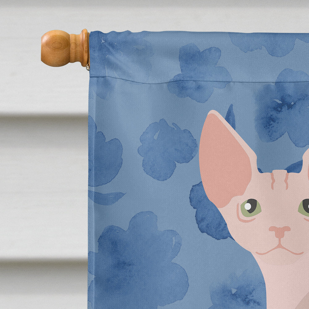 Sphynx #2 Cat Welcome Flag Canvas House Size CK5067CHF  the-store.com.