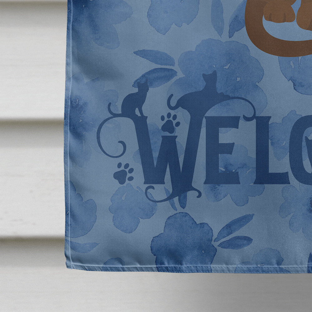 Suphalak Cat Welcome Flag Canvas House Size CK5069CHF