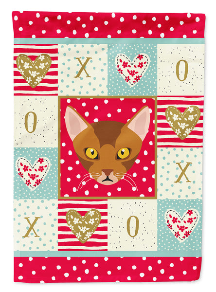 Abyssinian Cat Flag Canvas House Size CK5077CHF