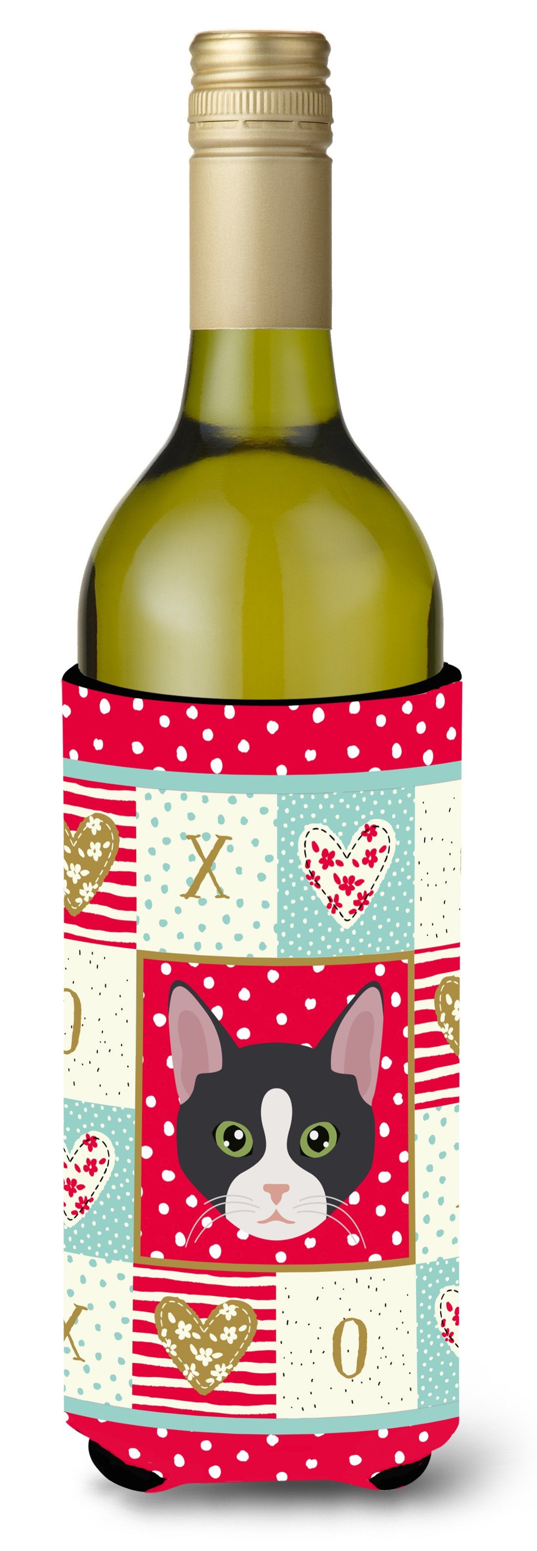 American Polydactyl Cat Wine Bottle Beverage Insulator Hugger CK5081LITERK by Caroline&#39;s Treasures