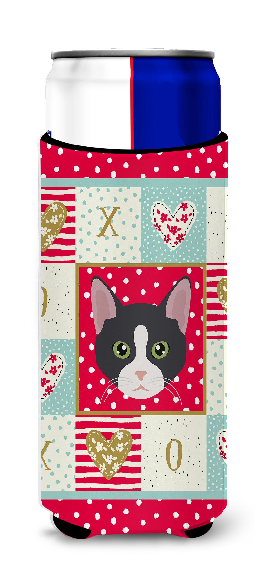 Caroline's Treasures American Polydactyl Cat Hugger for slim cans CK5081MUK