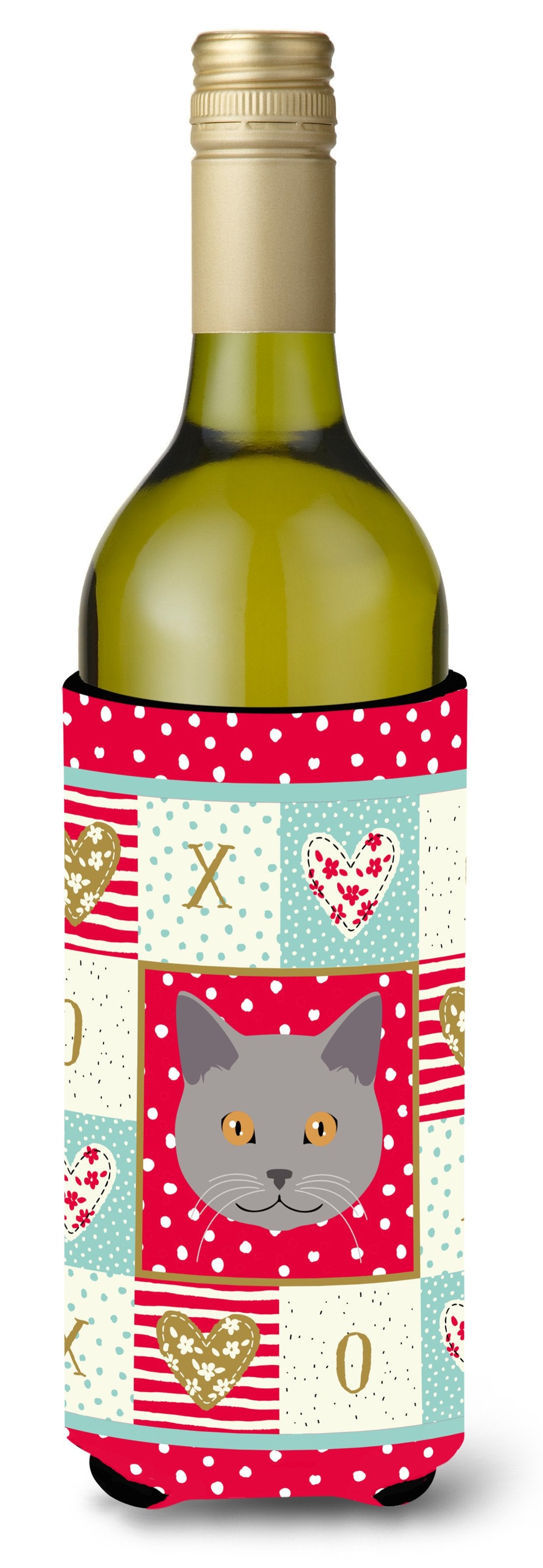 Chartreux Cat Wine Bottle Beverage Insulator Hugger CK5100LITERK by Caroline&#39;s Treasures