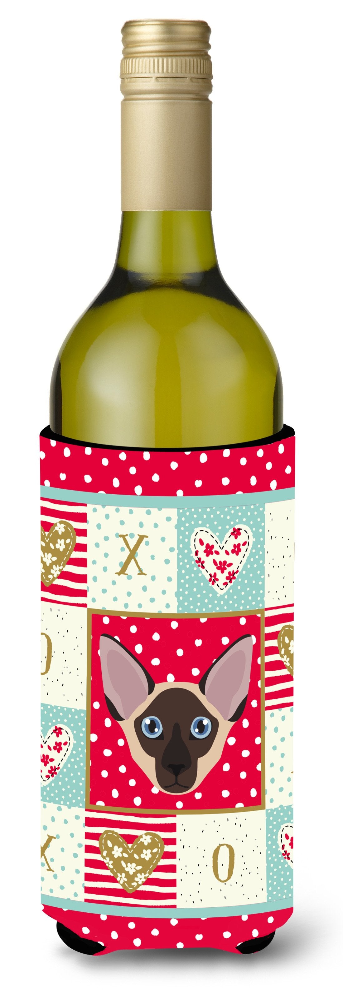 Colorpoint Shorthair Cat Wine Bottle Beverage Insulator Hugger CK5106LITERK by Caroline&#39;s Treasures
