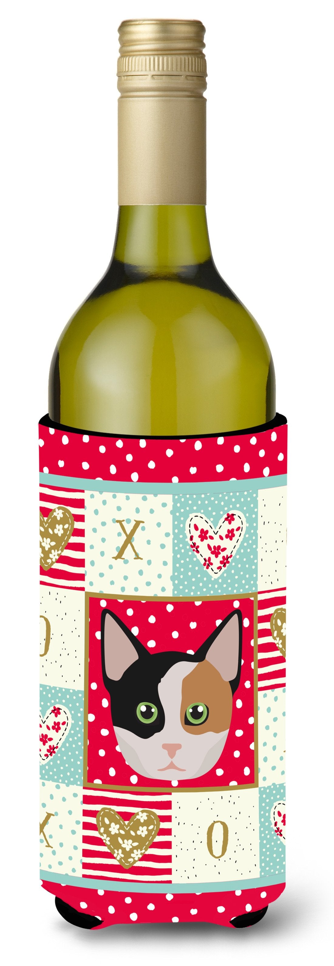 Munchkin Cat Wine Bottle Beverage Insulator Hugger CK5134LITERK by Caroline&#39;s Treasures